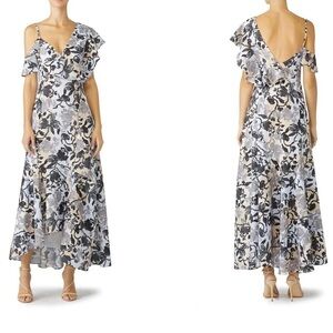Adeam Floral Asymmetric Dress Sz 4